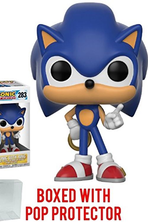 Cover Art for 0706098917847, Funko Pop! Games: Sonic The Hedgehog - Sonic with Ring Vinyl Figure (Bundled with Pop Box Protector CASE) by Unknown