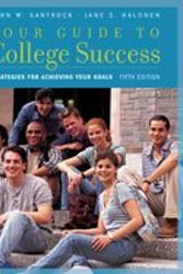 Cover Art for 9781413032628, Your Guide to College Success- Strategies for Achieving Your Goals (6th, 10) by Santrock, John W - Halonen, Jane S [Paperback (2008)] by John W. Santrock & Jane S. Halonen