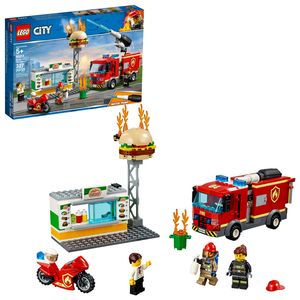 Cover Art for 0673419303026, Burger Bar Fire Rescue Set 60214 by LEGO