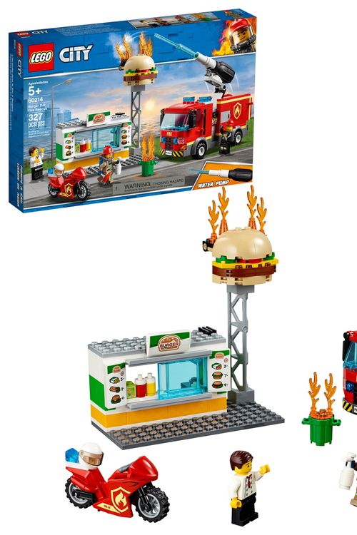 Cover Art for 0673419303026, Burger Bar Fire Rescue Set 60214 by LEGO