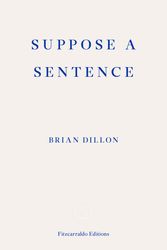 Cover Art for 9781913097011, Suppose a Sentence by Brian Dillon