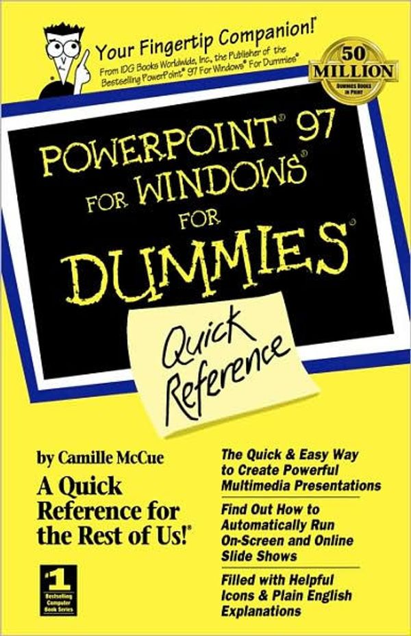 Cover Art for 9780764504945, PowerPoint 97 for Windows for Dummies Quick Reference by Camille McCue