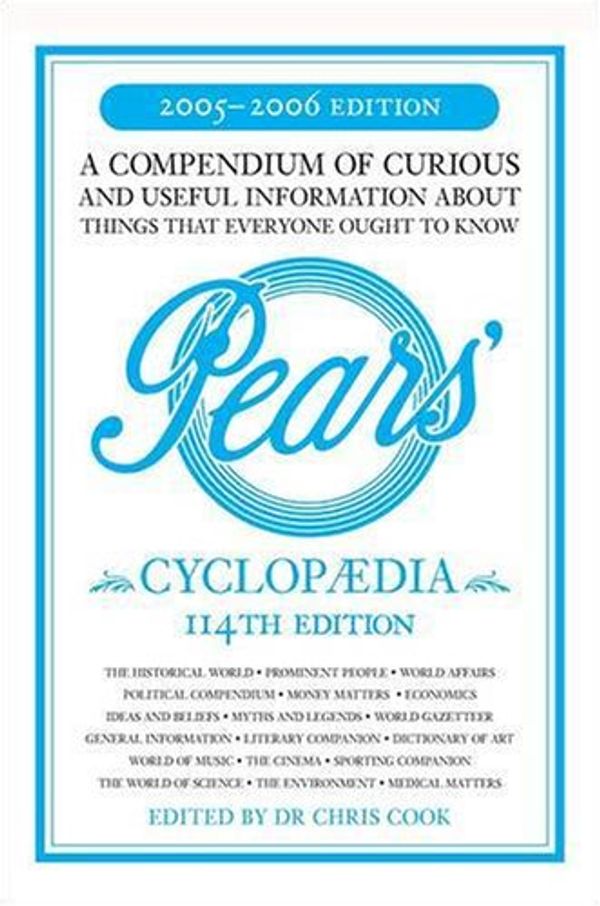 Cover Art for 9780140515565, Pears Cyclopaedia 2005-2006 by Cook, Chris