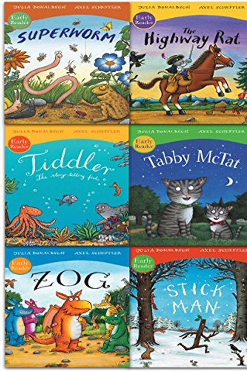 Cover Art for 9789951700818, Early Readers Collection 6 Books Set Pack by Julia Donaldson and Axel Scheffler (Zog, The Highway Rat, Superworm, Tiddler, Stick Man, Tabby McTat) by Unknown