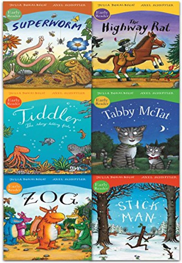 Cover Art for 9789951700818, Early Readers Collection 6 Books Set Pack by Julia Donaldson and Axel Scheffler (Zog, The Highway Rat, Superworm, Tiddler, Stick Man, Tabby McTat) by Unknown