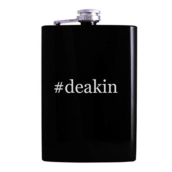 Cover Art for B07Z2Z9VXJ, #deakin - 8oz Hashtag Hip Alcohol Drinking Flask, Black by 