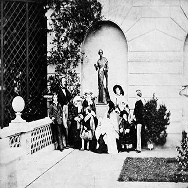Cover Art for 7434311989922, Victoria & Family 1857 Nthe Royal Family On The Terrace Of Osborne House 1857 From Left To Right Prince Alfred Prince Albert Princess Helena Prince Arthur Princess Alice Queen Victoria With The Prince by Unknown