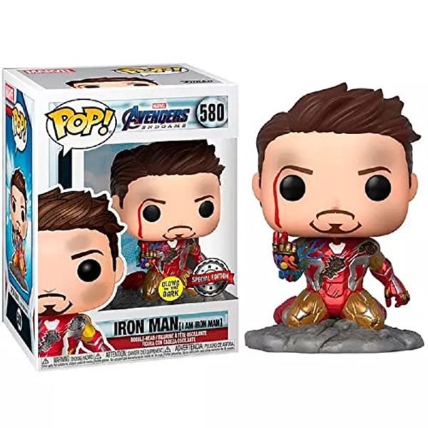 Cover Art for 7237077057825, Funko Pop! Avengers Endgame: I Am Iron Man Glow-in-The-Dark Deluxe Vinyl Figure, Multicolored by Unknown