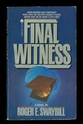 Cover Art for 9780380814220, Final Witness by Roger E. Swaybill