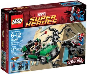 Cover Art for 0673419190428, Spider-Man: Spider-Cycle Chase Set 76004 by LEGO