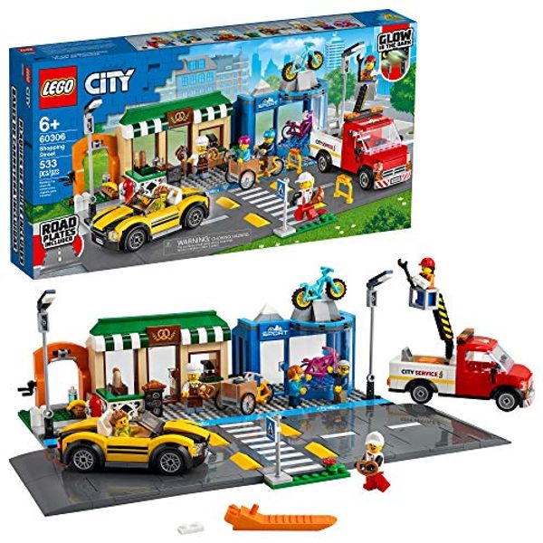 Cover Art for 0673419347204, LEGO City Shopping Street 60306 Building Kit; Cool Building Toy for Kids, New 2021 (533 Pieces) by 