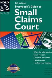 Cover Art for 9780873374866, Everybody's Guide to Small Claims Court by Ralph E. Warner