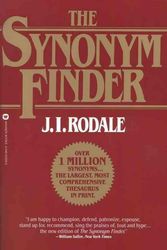 Cover Art for 9780446370295, The Synonym Finder by J.i. Rodale
