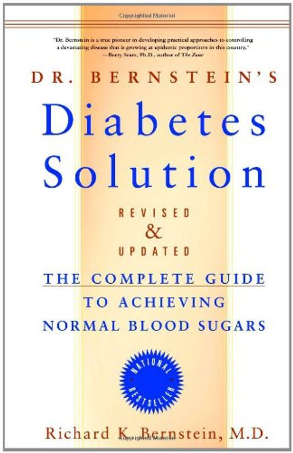 Cover Art for 9780316167161, Dr Bernstein's Diabetes Solution by Richard K. Bernstein