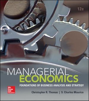 Cover Art for 9780078021909, Managerial Economics by Christopher Thomas
