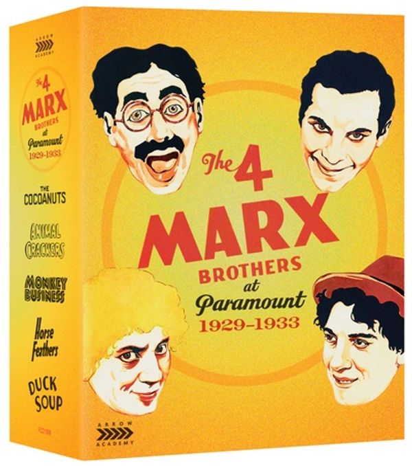Cover Art for 5027035016771, The 4 Marx Brothers At Paramount 1929 - 1933 [Blu-ray] by 