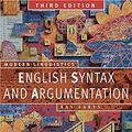 Cover Art for 9780230551206, English Syntax and Argumentation (Palgrave Modern Linguistics) by Bas Aarts