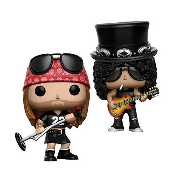 Cover Art for B07QP7W1MM, Funko Pop! Rocks: Guns N Roses Bundle with Axl Rose #50 and Slash #51 Collectible Vinyl Figures (2 Items) by Unknown