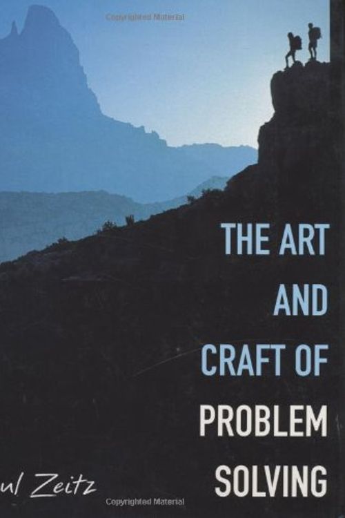 Cover Art for 9780471135715, The Art and Craft of Problem Solving by Paul Zeitz
