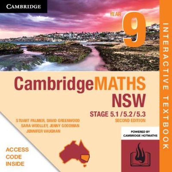 Cover Art for 9781108624640, Cambridge Maths Stage 5 NSW Year 9 5.1/5.2/5.3 2ed Digital (Card) by Stuart Palmer, David Greenwood, Sarah Woolley, Jennifer Goodman, Jennifer Vaughan