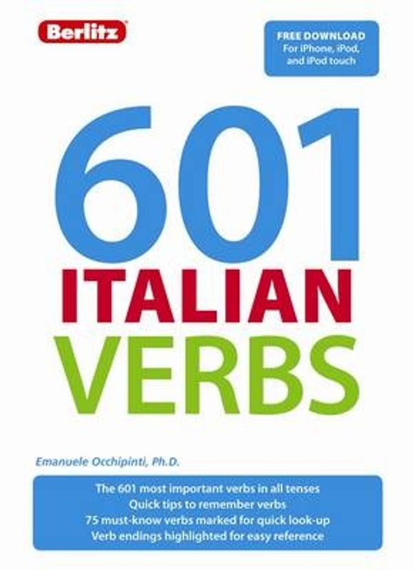 Cover Art for 9789812688170, Berlitz Language: 601 Italian Verbs by Berlitz Publishing