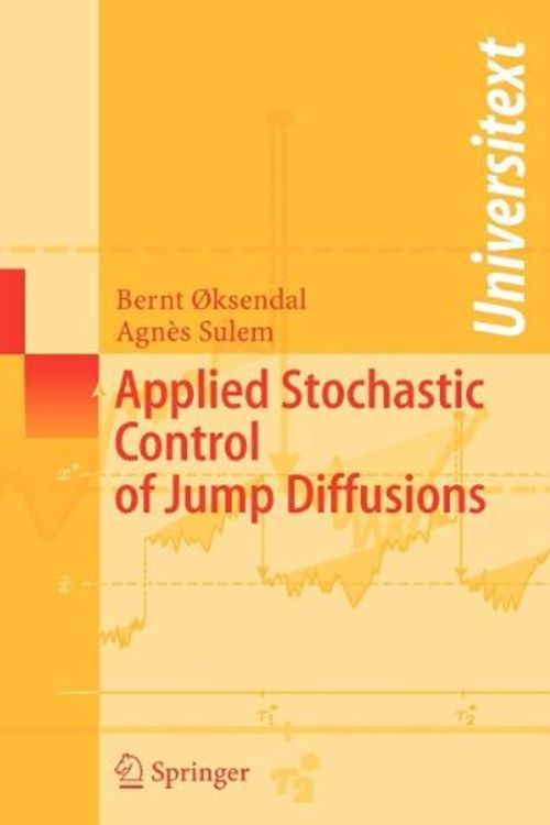 Cover Art for 9783540800187, Applied Stochastic Control of Jump Diffusions by Bernt Oksendal