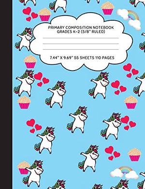 Cover Art for 9781726150187, Primary Composition Notebook Grades K-2 (5/8" Ruled): Dabbing Unicorn Journal & Doodle Diary - 112 Pages of Blank & Lined Paper for Writing and Drawing by Mind Over Matter Creations