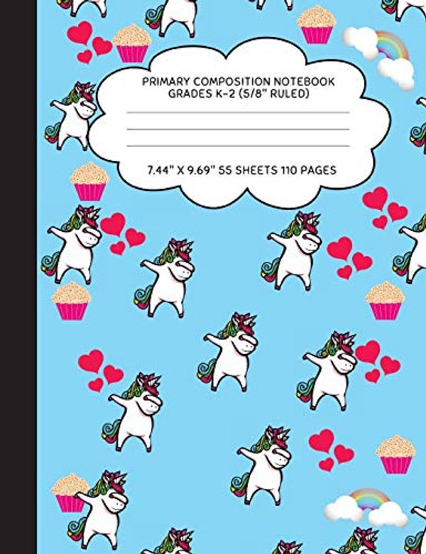 Cover Art for 9781726150187, Primary Composition Notebook Grades K-2 (5/8" Ruled): Dabbing Unicorn Journal & Doodle Diary - 112 Pages of Blank & Lined Paper for Writing and Drawing by Mind Over Matter Creations