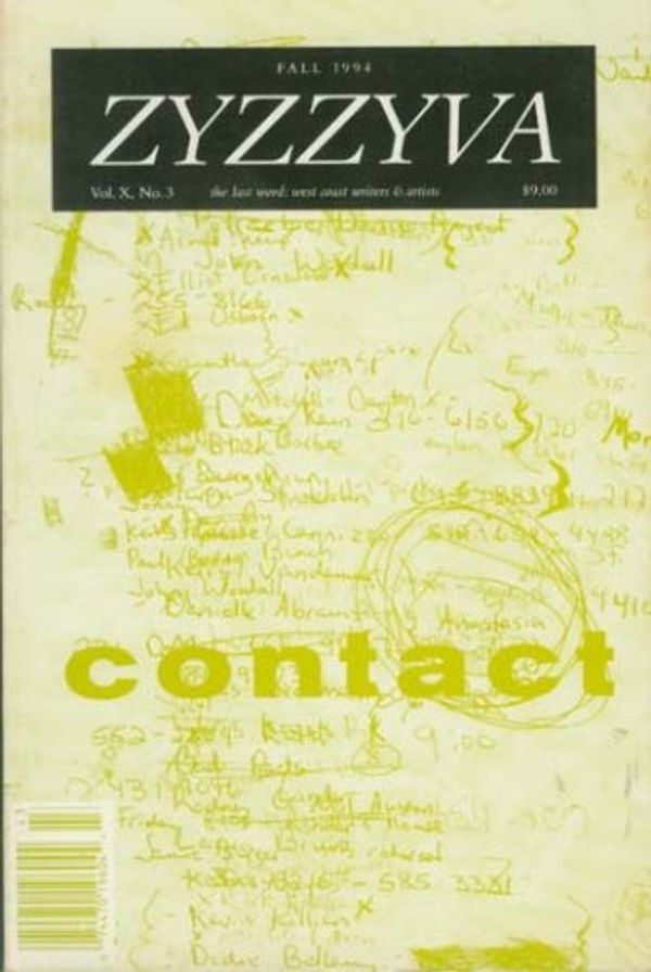 Cover Art for B000UTF8EE, Zyzzyva Volume X, Number 3: Fall 1994 (Zyzzyva #39) by Joanna Brooks, Avner Mandelman, Greg Sarris