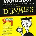 Cover Art for 9780470040584, Word 2007 All-in-one Desk Reference For Dummies by Doug Lowe