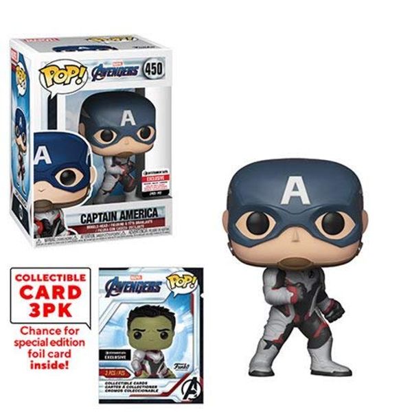 Cover Art for 0889698397971, Funko Pop! Marvel Avengers Captain America (Endgame) with Collective Card EE Exclusive by FunKo