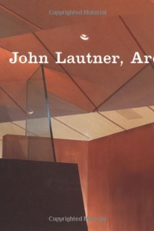 Cover Art for 9781568981420, John Lautner, Architect by Frank Escher