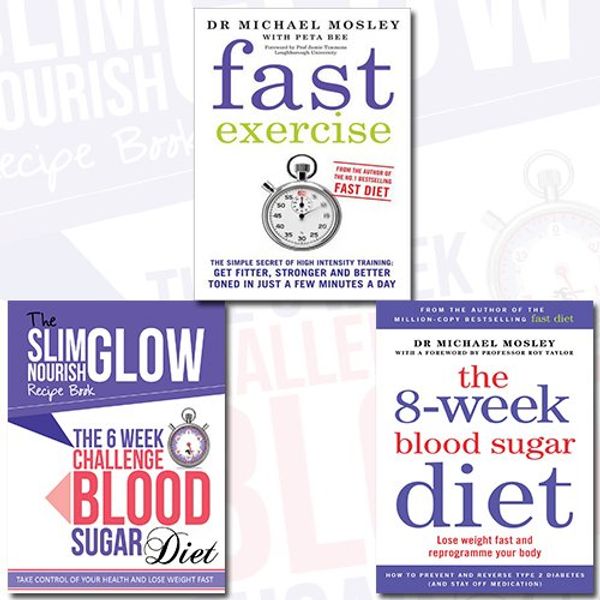 Cover Art for 9789123510412, Fast Exercise,6 Week Challenge and 8-Week Blood Sugar Diet Collection 3 Books Bundle - Lose weight fast and reprogramme your body by CookNation