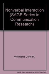 Cover Art for 9780803919310, Nonverbal Interaction (SAGE Series in Communication Research) by John M. Wiemann; Randall P. Harrison