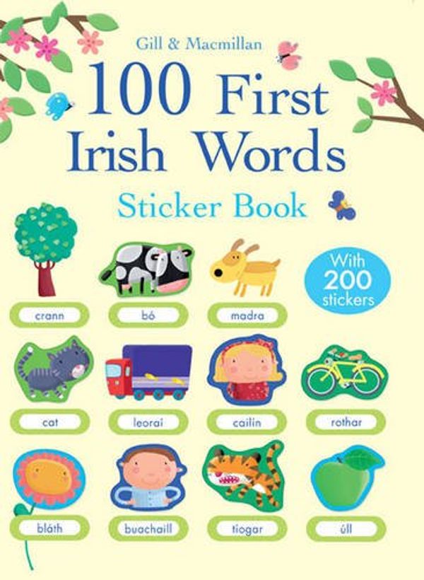 Cover Art for 9780717162109, 100 First Irish Words Sticker Book by 