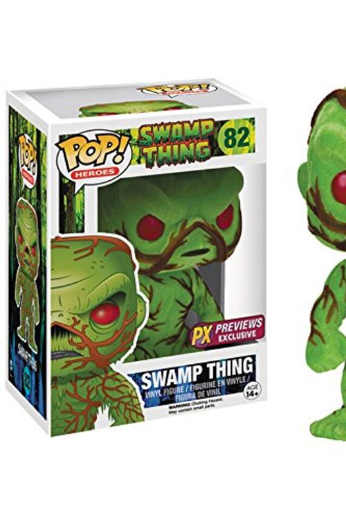 Cover Art for 9899999377719, Funko Swamp Thing [Flocked] (PX Exc) Pop Heroes Vinyl Figure & 1 Compatible Graphic Protector Bundle (07071 - B) by Unknown