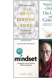 Cover Art for 9789123898688, The Grief Survival Guide, On Grief And Grieving, Mindset Carol Dweck, The Art of Happiness 10th Anniversary 4 Books Collection Set by Jeff Brazier, Kubler-Ross David Kessler, Elisabeth, Dr Carol Dweck, His Holiness the Dalai Lama, Howard C. Cutler
