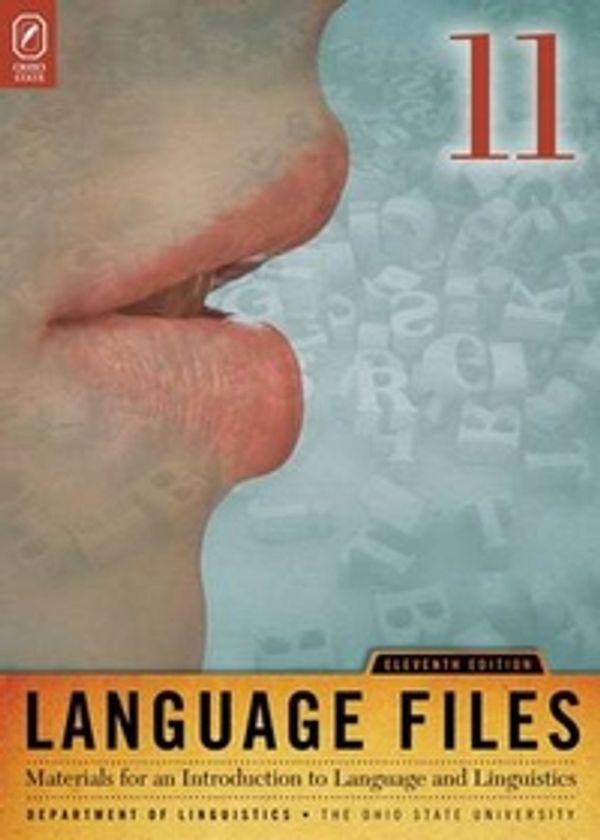 Cover Art for 9780814251799, Language Files by Department of Linguistics