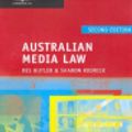 Cover Art for 9780455219028, Australian Media Law by D. A. Butler