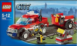 Cover Art for 0673419090865, Off-Road Fire Rescue Set 7942 by LEGO