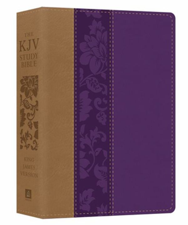 Cover Art for 9781683228448, The KJV Study Bible - Large Print [violet Floret] (King James Bible) by Christopher D. Hudson