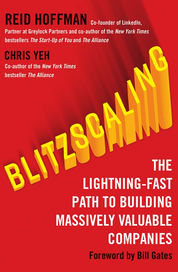 Cover Art for 9780008303631, BlitzscalingThe Lightning-Fast Path to Building Multi-Billi... by Reid Hoffman