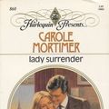 Cover Art for 9780373108602, Lady Surrender (Harlequin Presents, No 860) by Carole Mortimer