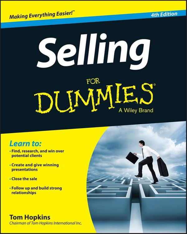 Cover Art for 9781118967249, Selling for Dummies by Tom Hopkins