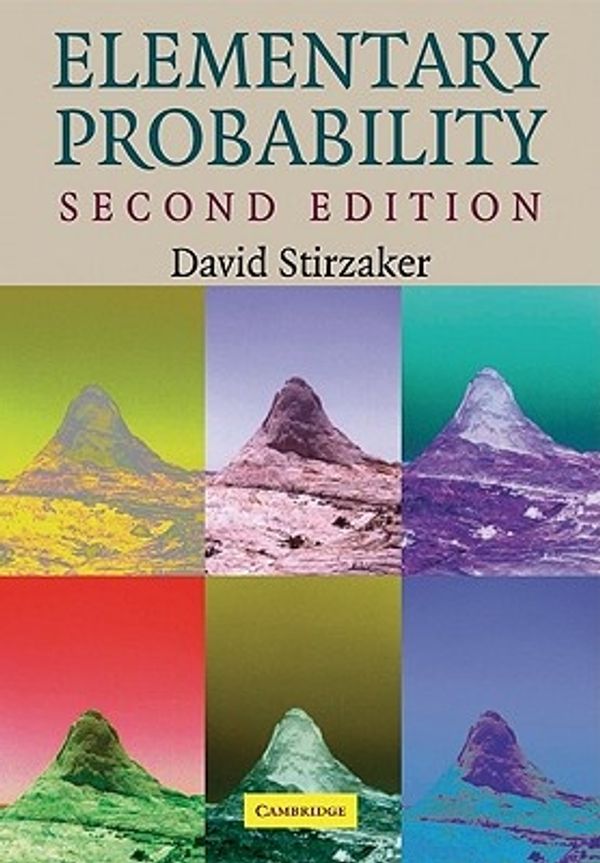 Cover Art for 9780521534284, Elementary Probability by David Stirzaker