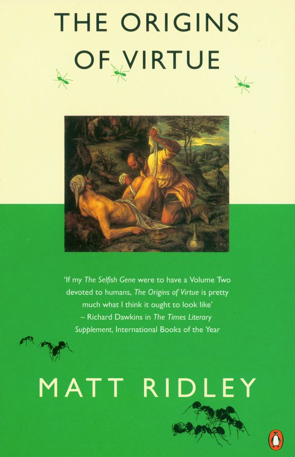 Cover Art for 9780141927053, The Origins of Virtue by Matt Ridley