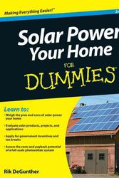 Cover Art for 9780470596784, Solar Power Your Home For Dummies by Rik DeGunther