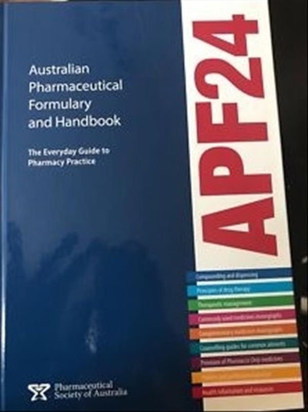 Cover Art for 9780987455062, Australian Pharmaceutical Formulary and Handbook by PSA