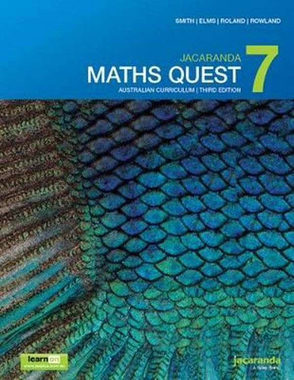 Cover Art for 9780730346722, Jacaranda Maths Quest 7 Australian Curriculum 3E LearnON & Print by Catherine Smith, Lyn Elms, Lee Roland, Robert Rowland