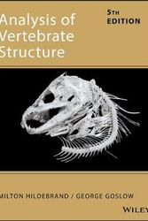 Cover Art for 9780471295051, Analysis of Vertebrate Structure by Milton Hildebrand, George Goslow